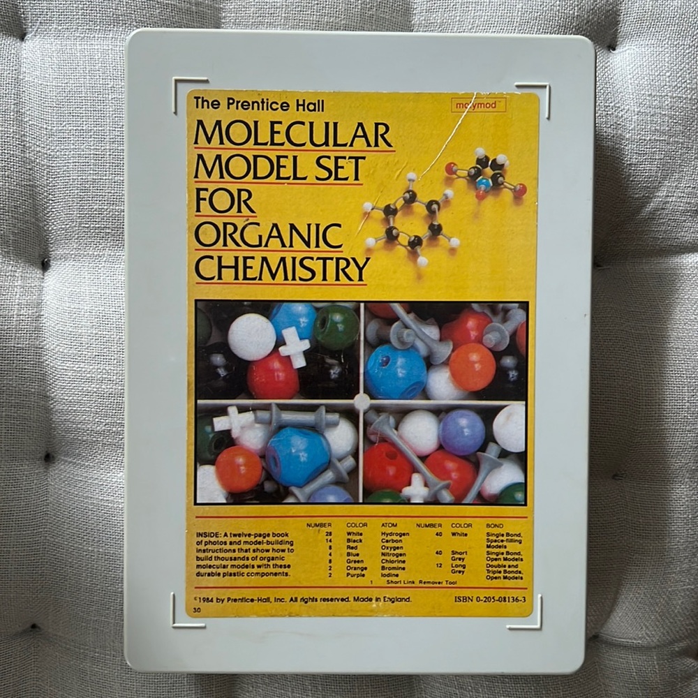 Prentice hall Orgo molecular model set